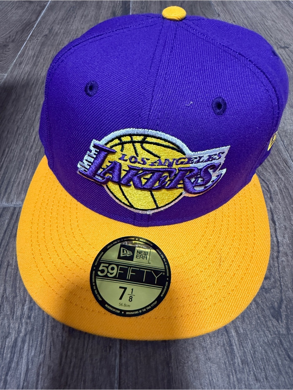 New Era Los Angeles Lakers Purple and Gold Fitted Hat
